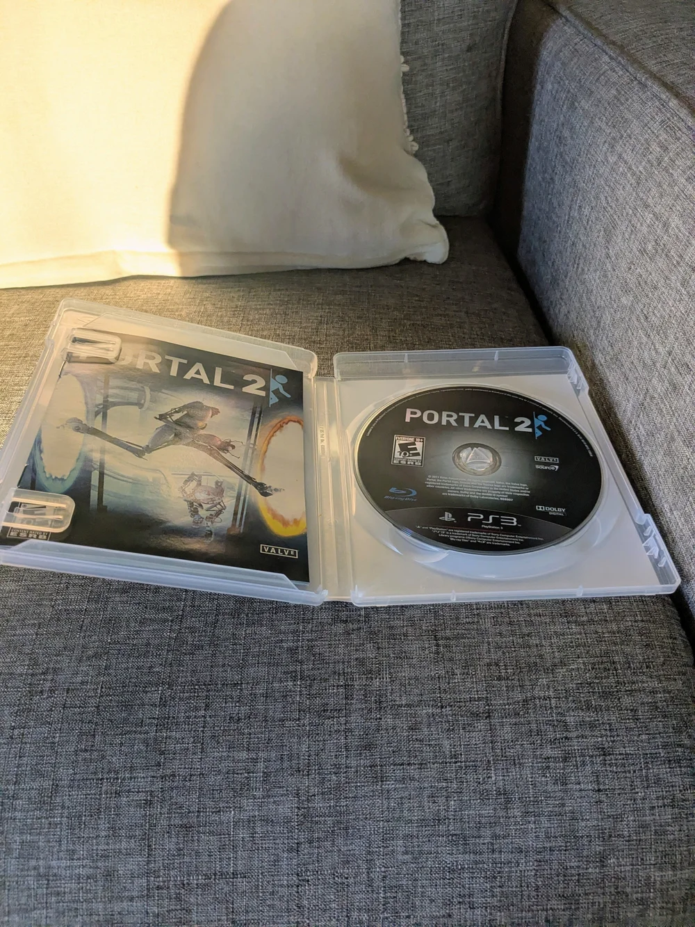 Portal 2 (PS3) Video Game - White/Blue Cover by Valve
